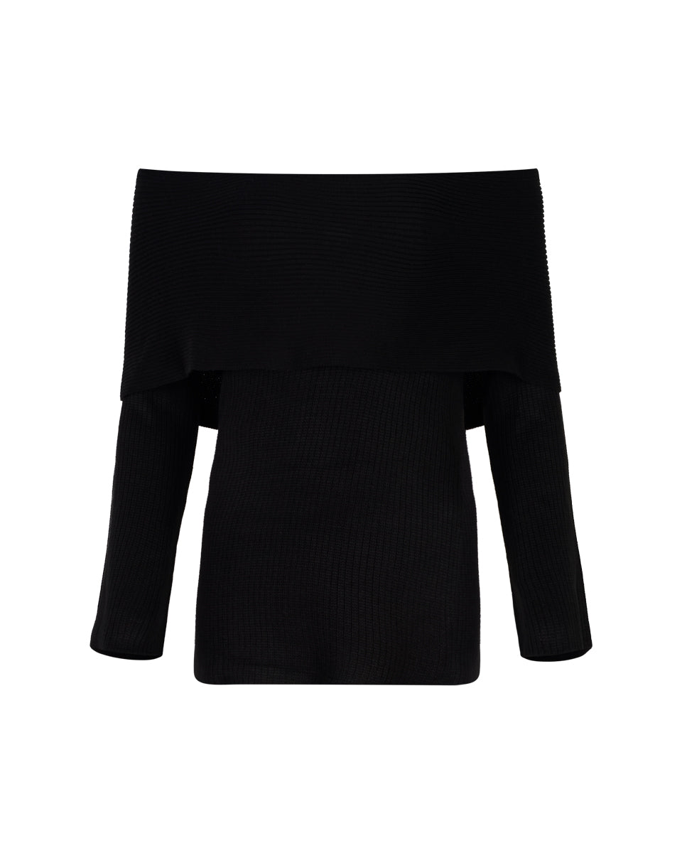 THEO BLACK SWEATER